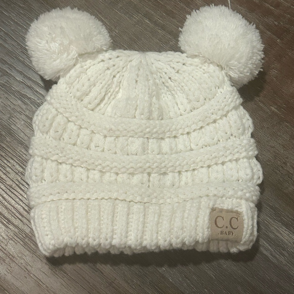 $10 or 2/$15 CC Baby Knit Pom Pom Hat 154